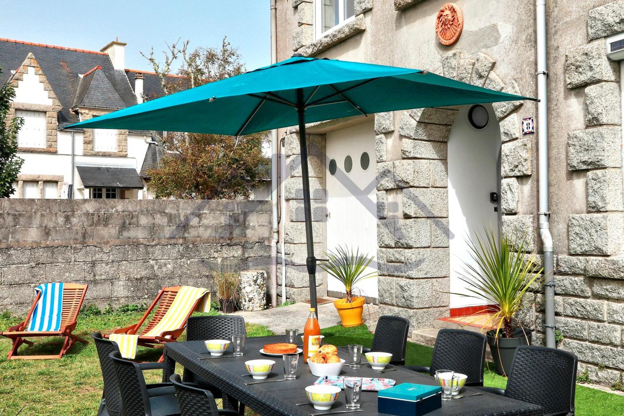 Ty Geoland - Maison à deux pas du centre avec jardin au Guilvinec - Wifi inclus - Animaux bienvenus- Linge de lit inclus - Serviettes et ménage de fin de séjour en option Exterior foto